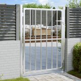 vidaXL Vrtna vrata 100x125 cm nerjaveče jeklo | Shoptok.si