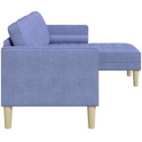  Set sofe s jastukom Traper plava Poliester | shoptok.hr