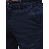 DStreet Men's Navy Blue Fabric Shorts | shoptok.hr