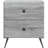  Noćni ormar s ladicama 2 pcs Siva sonoma 43 x 34 5 x 47 5 cm | shoptok.hr