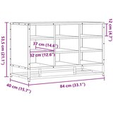  Klupa za cipele crna 84x40x53,5 cm Konstruirano drvo i metal | shoptok.hr