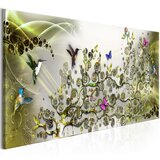  Slika - Hummingbirds Dance (1 Part) Green Narrow 135x45 | shoptok.hr