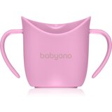 BabyOno Be Active Ergonomic Training Cup šalica za učenje pijenja s ručkama Purple 6 m+ 120 ml | shoptok.hr