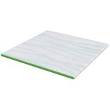 Nadmadrac Bijela i zelena 200 x 200 cm Jakard tkanina | shoptok.hr