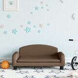vidaXL Dječja fotelja smeđa 70 x 45 x 30 cm od tkanine Cijene