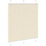 vidaXL Plisirana roleta krem 120x150 cm širina tkanine 119,4 cm | shoptok.hr