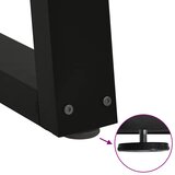  Noge za blagovaonski stol V-oblika 2 kom Crne 70 x (72-73,3) cm Čelik | shoptok.hr