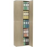  Uredski ormarić boja hrasta 60 x 32 x 190 cm konstruirano drvo | Eponuda.com