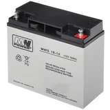 MPL MW POWER MWS 18-12 UPS battery Lead-acid accumulator VRLA AGM Maintenance-free 12 V 18 Ah Black, Grey