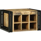 vidaXL Stalak za vino 46x35x27.5 cm Čvrsto drvo Hrapavo mango | shoptok.hr