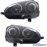 GOLF 5 2003-2010 FAROVI ANGEL EYES CRN SA MOTOROM ZA PODEŠAVANJE FAROVA-SET 2KO