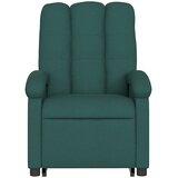  Naslonjač na podizanje od tkanine tamnozeleni | shoptok.hr