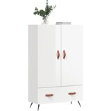  Visoka komoda sjajna bijela 69,5x31x115 cm konstruirano drvo | Eponuda.com