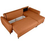 MID.YOU KOTNA SEDEŽNA GARNITURA, mikrovlakna opečnato rjava | Shoptok.si