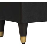  Kreveta s policom Crna 60 x 33 x 75 cm Čvrsto drvo manga | Eponuda.com