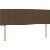  Box spring postelja z vzmetnico temno rjava 140x200 cm blago, (20900321) | Shoptok.si