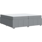  Krevetna konstrukcija Svjetlosiva 200 x 200 cm tkanina | shoptok.hr