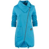 Pri Thin long sweatshirt with a diagonal zipper and a BEATA neck warmer | Shoptok.si