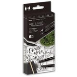 Crafters Companion Spectrum Noir ArtLiner, črni, set 6, (21335391) | Shoptok.si