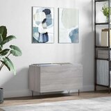 vidaXL Omarica za gramofonske plošče siva sonoma 74,5x38x48cm inž. les | Shoptok.si
