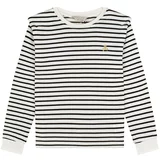 Scalpers Sweater majica 'Nautic' crna / prljavo bijela
