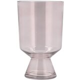 Villa Collection Svijetlo ružičasta staklena vaza (visina 24 cm) Drum – Cijene