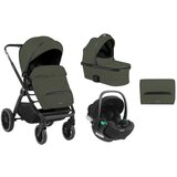 Kikka Boo kolica tiffany 3in1 premium set sa auto sedištem i-trail i-size i tvrdom korpom army green | ePonuda.com