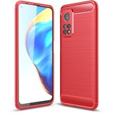  Ovitek za Xiaomi Mi 10T / 10T Pro 5G | Carbon vzorec | Rdeč | Shoptok.si