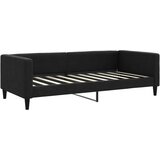  Dnevni krevet na razvlačenje crni 90 x 190 cm od tkanine | shoptok.hr