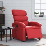Maison Chic Električni naslanjač - Relax naslanjač rdeče umetno usnje, (22061972) | Shoptok.si