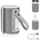 Lionelo Care Thermup Go grelnik otroških stekleničk Grey Ash 1 kos | Shoptok.si