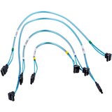 Supermicro 4 x Round SATA cable 0.56 m Black, Blue, White | shoptok.hr