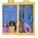 PMV20 Vice Double - brezžični trojni vibrator z vrtljivo glavo (modra) | Shoptok.si