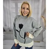 Pri Women's sweater half turtleneck warm flower nt autumn winter ROSELYN | Shoptok.si