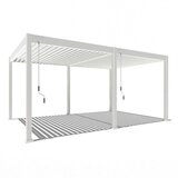 Gardenson Pergola Superior, Bela, 3,6x5,3m Cene
