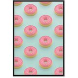  Slika - Pastel Donuts (1 Part) Vertical 60x90 U crnom drvenom okviru | shoptok.hr