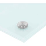  Kuhinjski zid 2 pcs Bijelo 100 x 60 cm Staklo otporno na udarce | shoptok.hr