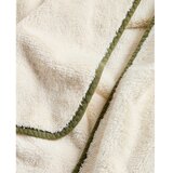 Kave Home Bela/zelena frotirna bombažna brisača 50x90 cm Sedora – | Shoptok.si