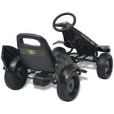  Go Kart sa Pedalama i Podesivim Sjedalom Crni | shoptok.hr