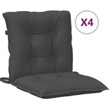  Jastuci za stolice 4 kom prošarano antracit 100x50x7 cm tkanina | shoptok.hr