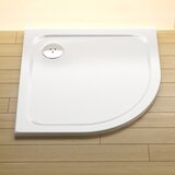 Ravak XA244401010 Chrome 80 x 80 cm polkrožna tuš kad iz litega marmorja | Shoptok.si