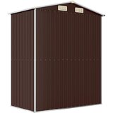  Vrtno spremište tamnosmeđe 192 x 108 x 223 cm pocinčani čelik | shoptok.hr