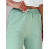 DStreet Spodnie damskie dresowe wide leg DRESLINA miętowe | Shoptok.si
