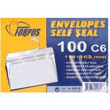 Forpus Kuverta C6, 114 x 162 mm, bela – 100/1 Cene