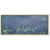  Slika - Claude Monet – Water Lilies (Water Lilies) III 100x40 U prirodnom drvenom okviru | shoptok.hr