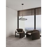 Nova Luce Mat crna LED viseća svjetiljka aluminijska s mogućnosti zatamnjivanja ø 60 cm Tilia – | shoptok.hr