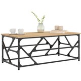  Stolić za kavu boja hrasta sonome 100x50x40cm konstruirano drvo | shoptok.hr
