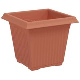  Kvadratna cvetlična posoda 24 pcs Kamnito rdeča 16 x 16 x 14 cm, (5000207755) | Shoptok.si