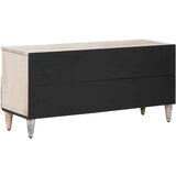 TV ormar s ladicama Bijelo 100 x 33 5 x 46 cm Čvrsto drvo manga - Bijelo | shoptok.hr
