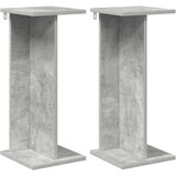  Stalak za biljke 2 pcs Betonsko Siva 25 x 25 5 x 60 5 cm | shoptok.hr